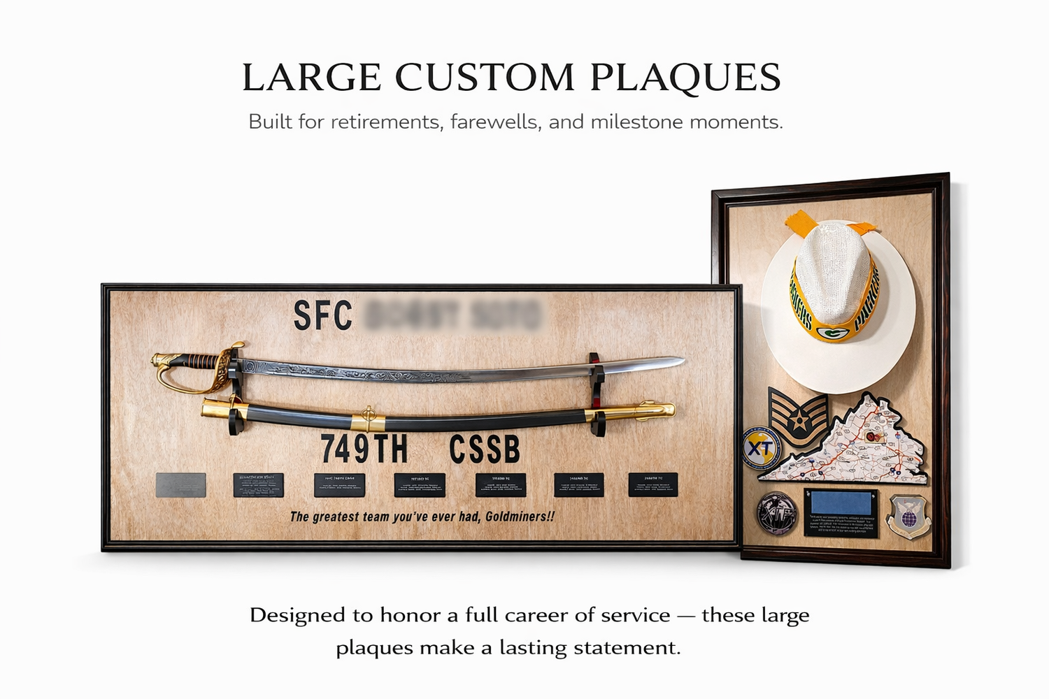 Large Plaques