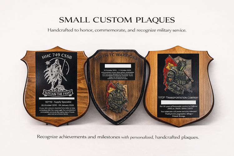 Small Custom Plaques